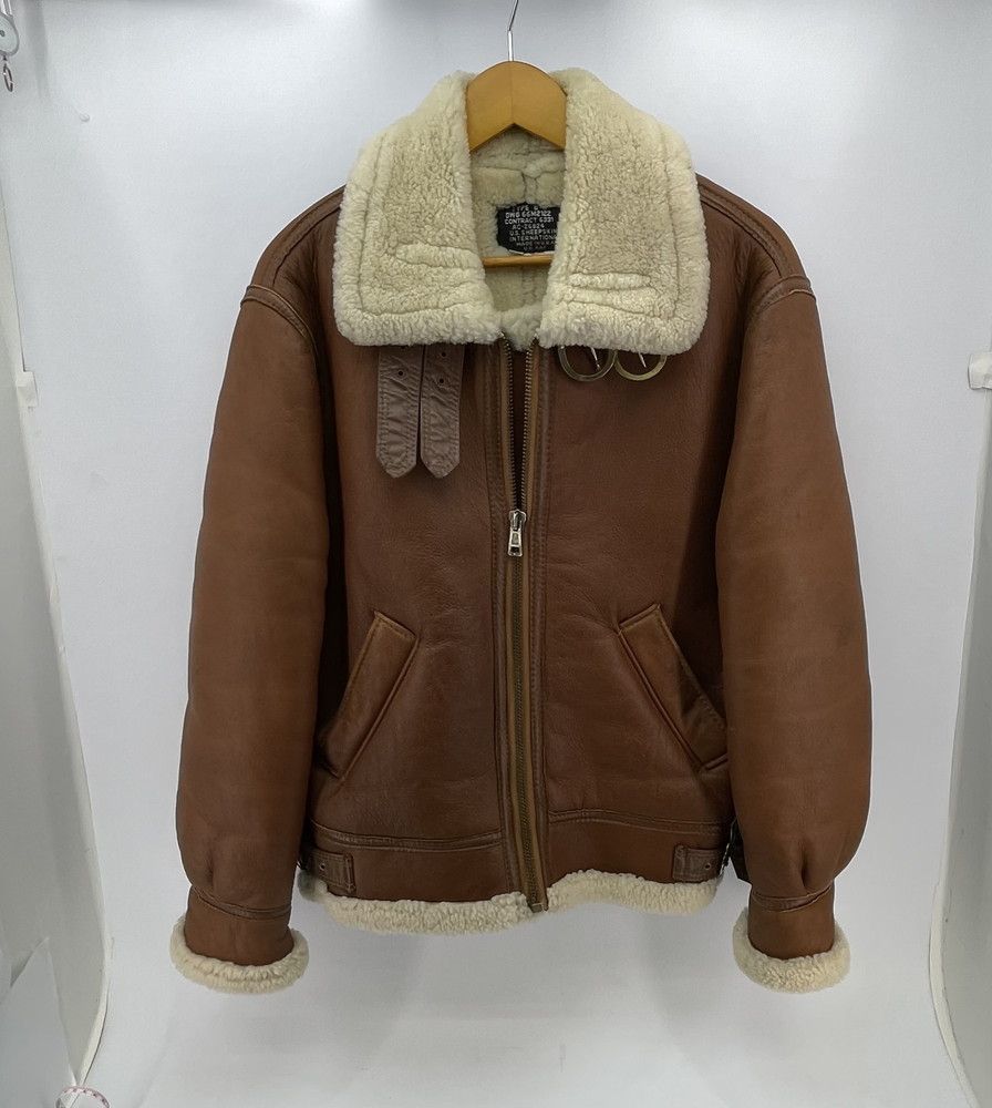 超可爱 SIZE フライトジャケット SHEEPSKIN 【袖・肩スレあり】US S