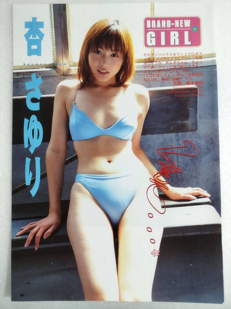 送料込み 【杏さゆり】 雑誌 切り抜き 16ページ A5サイズ ビキニ 水着 グラビア 16P_画像5