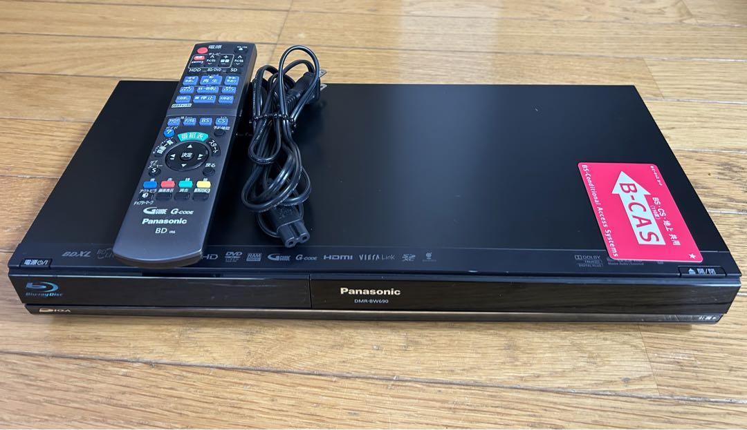 良品 Panasonic DIGAブルーレイレコーダー DMR-BW690 テレビ、映像機器 