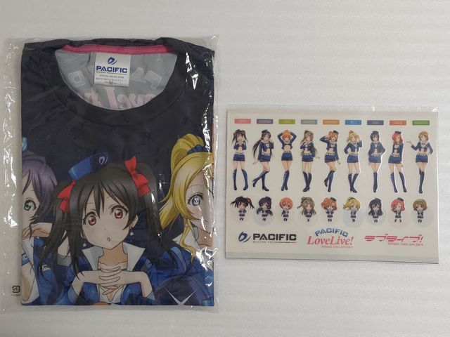 未開封 μ's グラフィックTシャツ + 転写ステッカー セット ラブライブ