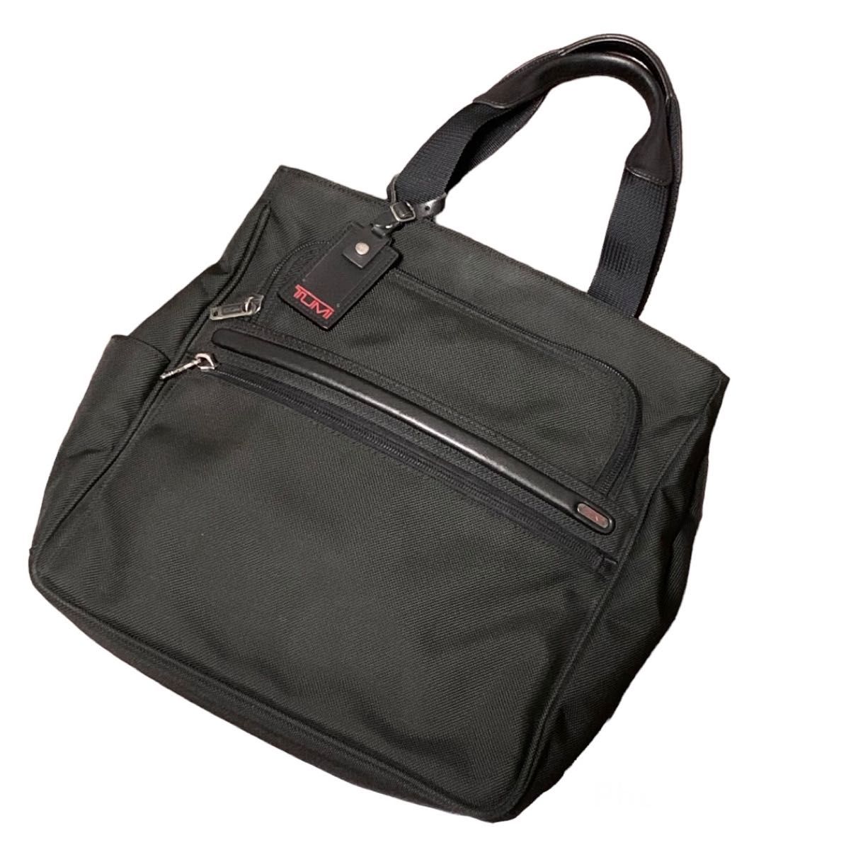 【良品】TUMI Tall Tote 26185D4 トートバッグ ブラック TUMI トゥミ 26185D4 トールトートバッグ ブラック バリ