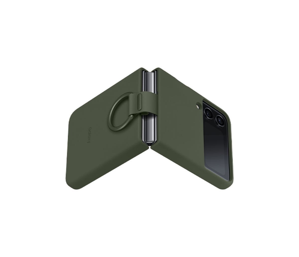 Galaxy Z Flip4 純正SiliconeCover with Ring - cecati92.edu.mx