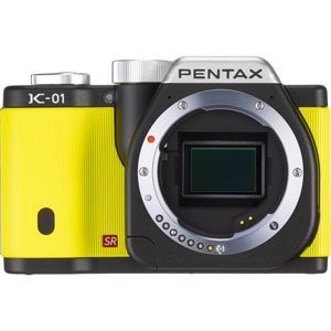 PENTAX デジタル一眼カメラ K-01 ボディ ブラック/イエロー K-01BODY BK/YE_画像1