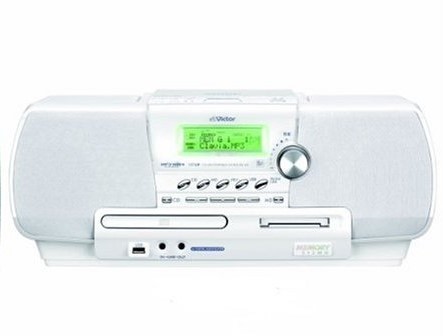 JVC RD-M2-W memory Clavia CD-MDメモリーポータブルシステム ホワイト_画像1