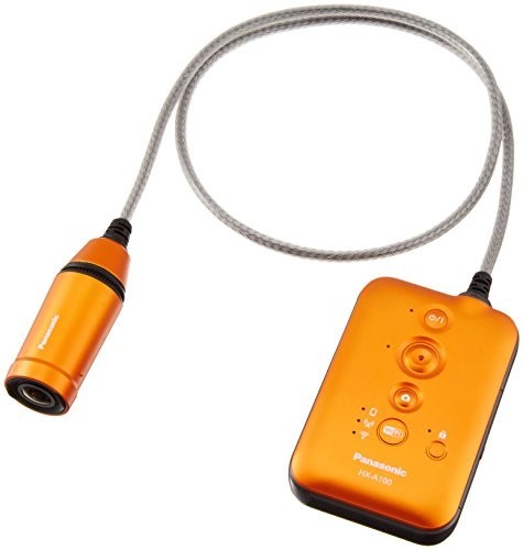  Panasonic wearable camera orange HX-A100-D