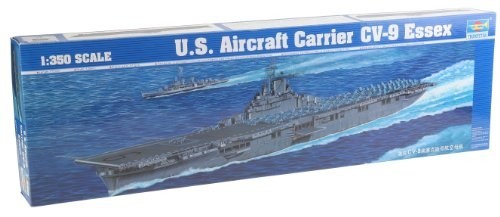 トランペッター 1/350 米海軍 空母 CV-9 エセックス プラモデル_画像1