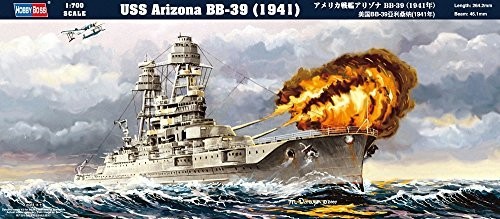 ホビーボス 1/700 艦船シリーズ アメリカ戦艦アリゾナBB-39 プラモデル_画像1