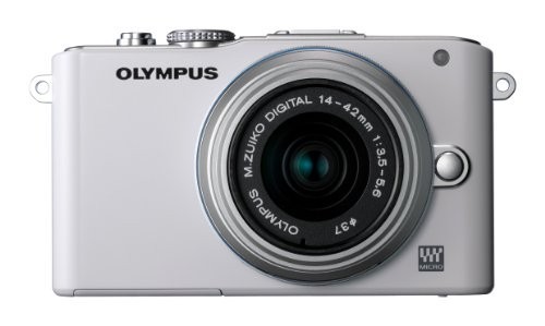 OLYMPUS ミラーレス一眼 PEN Lite E-PL3 レンズキット ホワイト E-PL3 LKIT