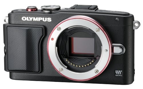 OLYMPUS ミラーレス一眼 PEN Lite E-PL6 ボディ ブラック E-PL6 BODY BLK_画像1