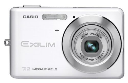 CASIO デジタルカメラ EXILIM (エクシリム) ZOOM ホワイト EX-Z77WE_画像1