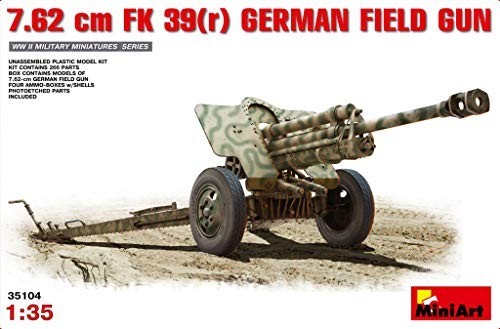 ミニアート 1/35 7.62cm砲39 r GERMAN FIELD GUN プラモデル_画像1