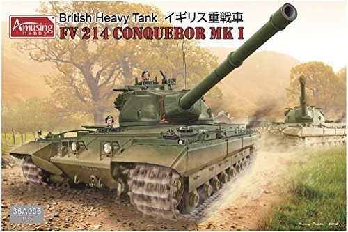 アミュージングホビー 1/35 イギリス重戦車 FV214 コンカラーMK.1 プラモデ_画像1