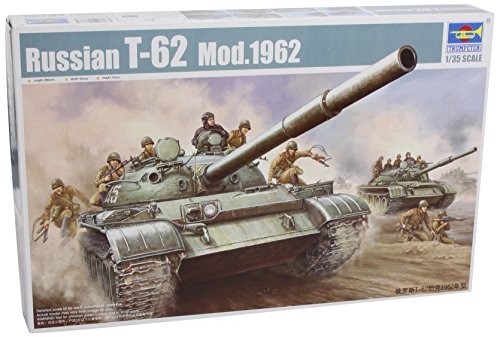 トランペッター 1/35 ソビエト軍 T-62 主力戦車 Mod.1962 プラモデル_画像1