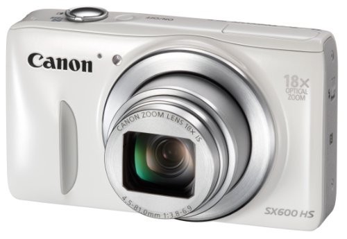 流行に  Shot Power デジタルカメラ Canon SX600 PSSX6 光学18倍ズーム ホワイト HS キヤノン