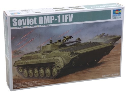 トランペッター 1/35 ソビエト軍 BMP-1 歩兵戦闘車 プラモデル_画像1