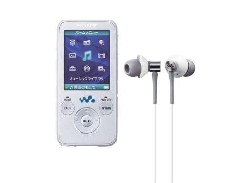 SONY ウォークマン Sシリーズ 4GB FM付 ホワイト NW-S636F/W_画像1