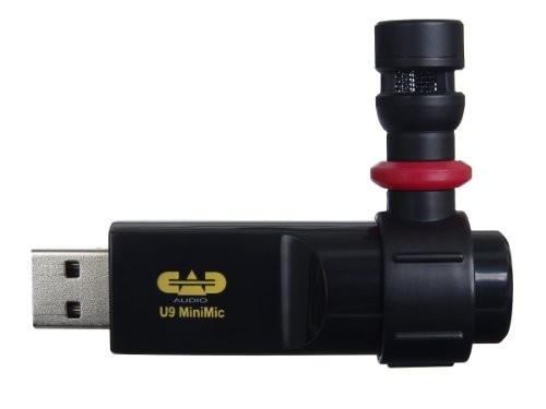 CAD U9 USB MicroMic コンデンサーマイク180度回転 ポッドキャスティング、