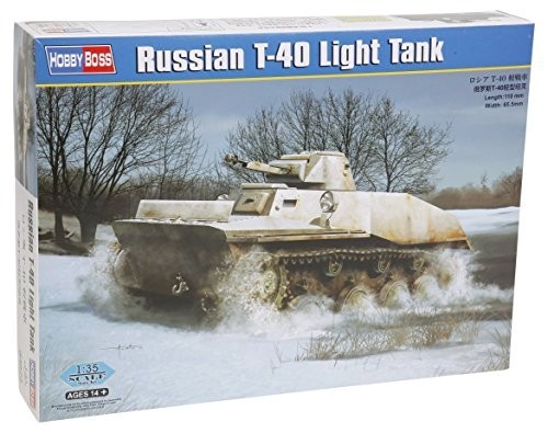 ホビーボス 1/35 ファイティングヴィークルシリーズ ロシア T-40 軽戦車 プ_画像1