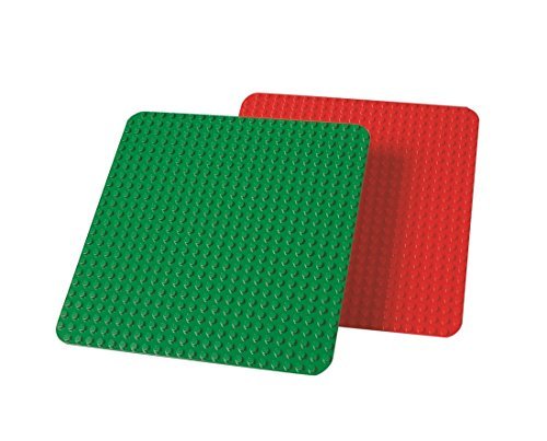 LEGO レゴ デュプロ 大型 基礎板 赤 緑 9071 V95-5900_画像1