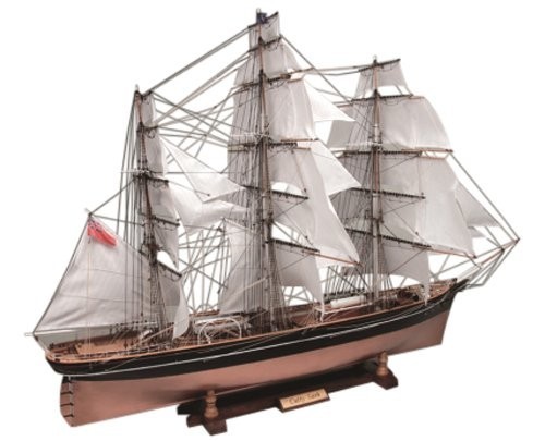 ウッディジョー 1/80 帆船模型 カティーサーク 帆付き 木製模型