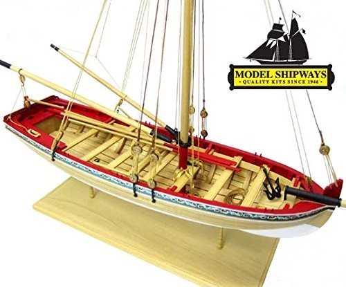 [モデルシップウェイ]Model Shipways 18th Century Longboat 1/4 Scale Woo_画像1