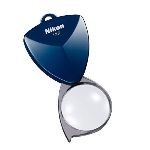 Nikon 携帯型拡大鏡 ニューポケットタイプルーペ12D(3倍) ミッドナイトブル_画像1