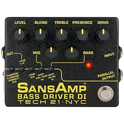 Tech21 エフェクター Sansamp Bass Driver DI V2 BSDR-V2 ベース専用ドライ