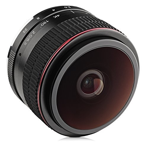 Opteka 6.5mm F / 2?HD MCマニュアルフォーカス魚眼レンズレンズfor Fuji X_画像1