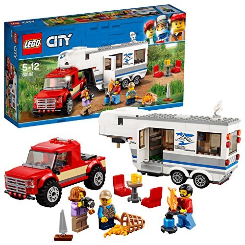 レゴ(LEGO) シティ キャンプバンとピックアップトラック 60182 ブロック お_画像1