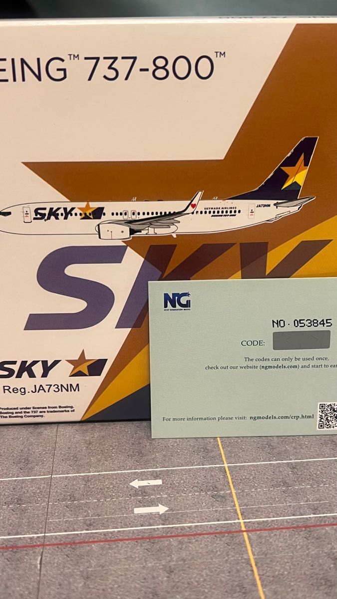 1/400 NG model SKYMARK スカイマーク B737-800