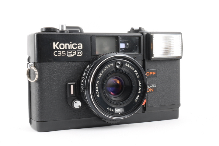 ☆希少品☆ KONICA C35 EFD ☆シャッター、フラッシュOK☆ #D157－日本