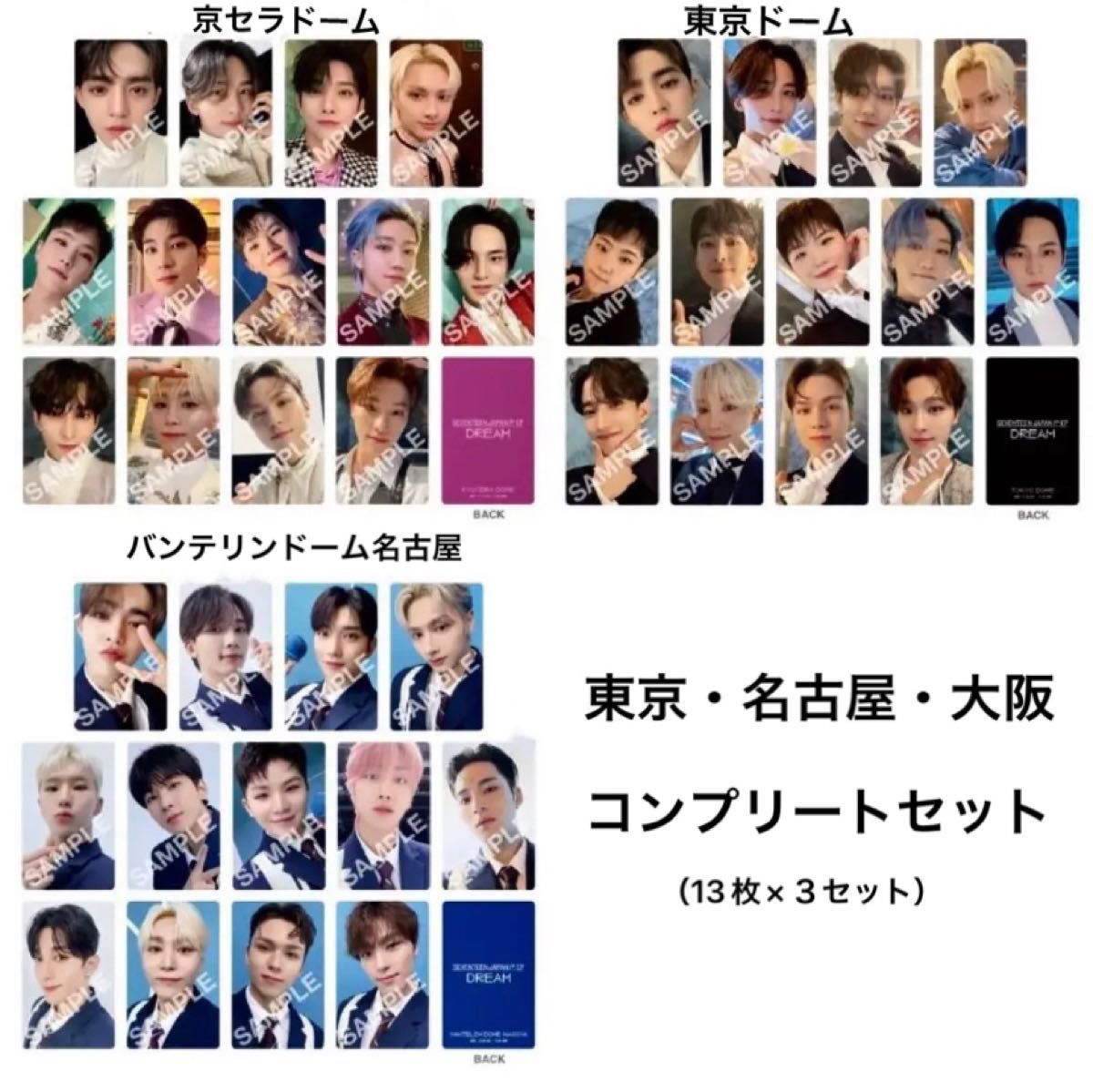 SEVENTEEN 来場者限定 トレカ DREAM 会場限定 セブチ 特典-