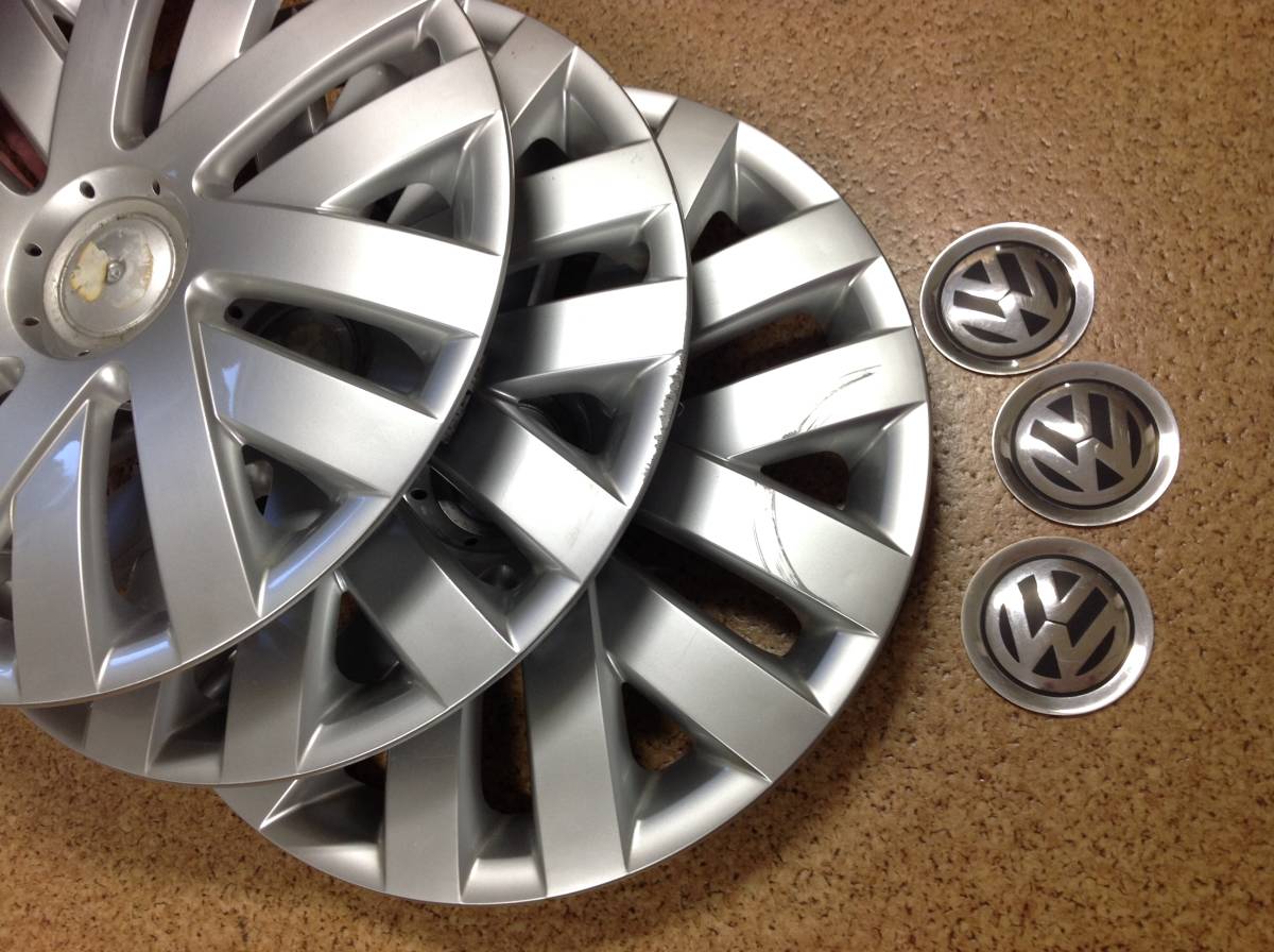 Y56 VW フォルクスワーゲン 16インチ 純正 ホイールカバー 3枚
