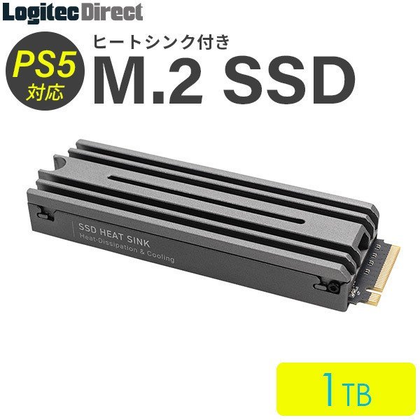 新品未開封 PS5対応 ヒートシンク付きM.2 SSD 1TB Gen4x4対応 NVMe PS5 
