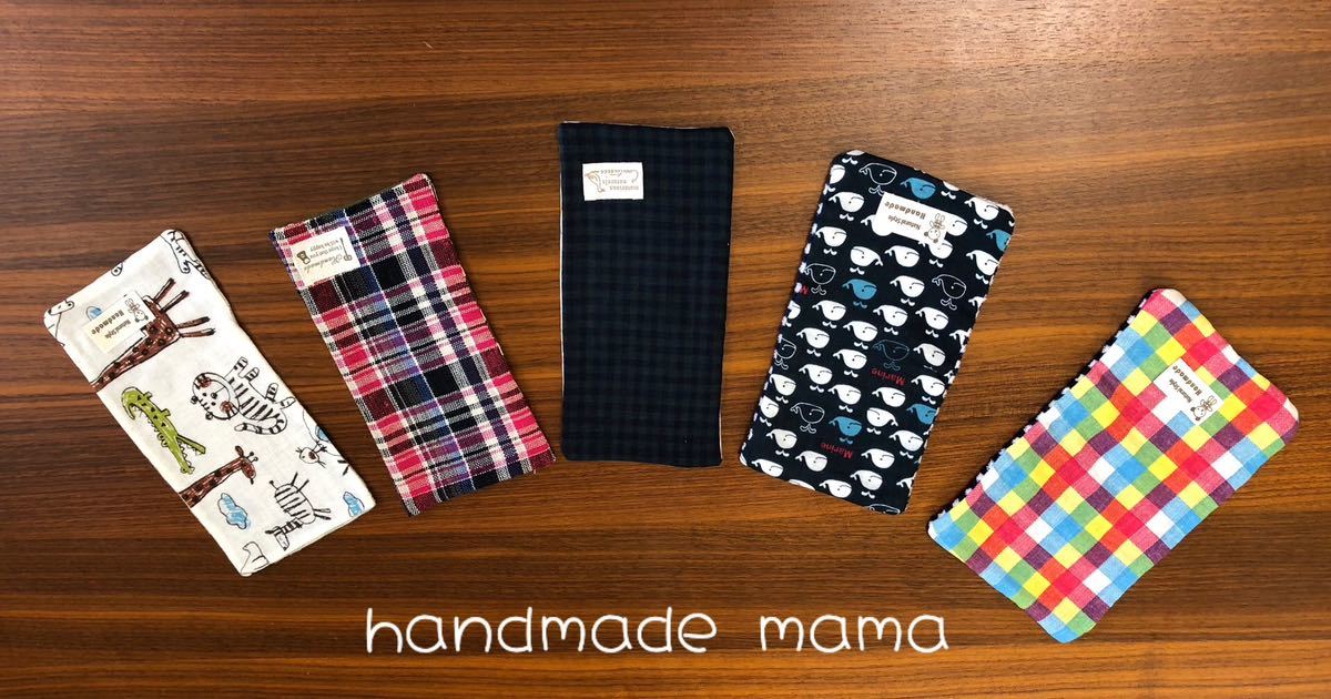 handmade mama スタイ ミニハンカチ12点セット5出産準備_画像3