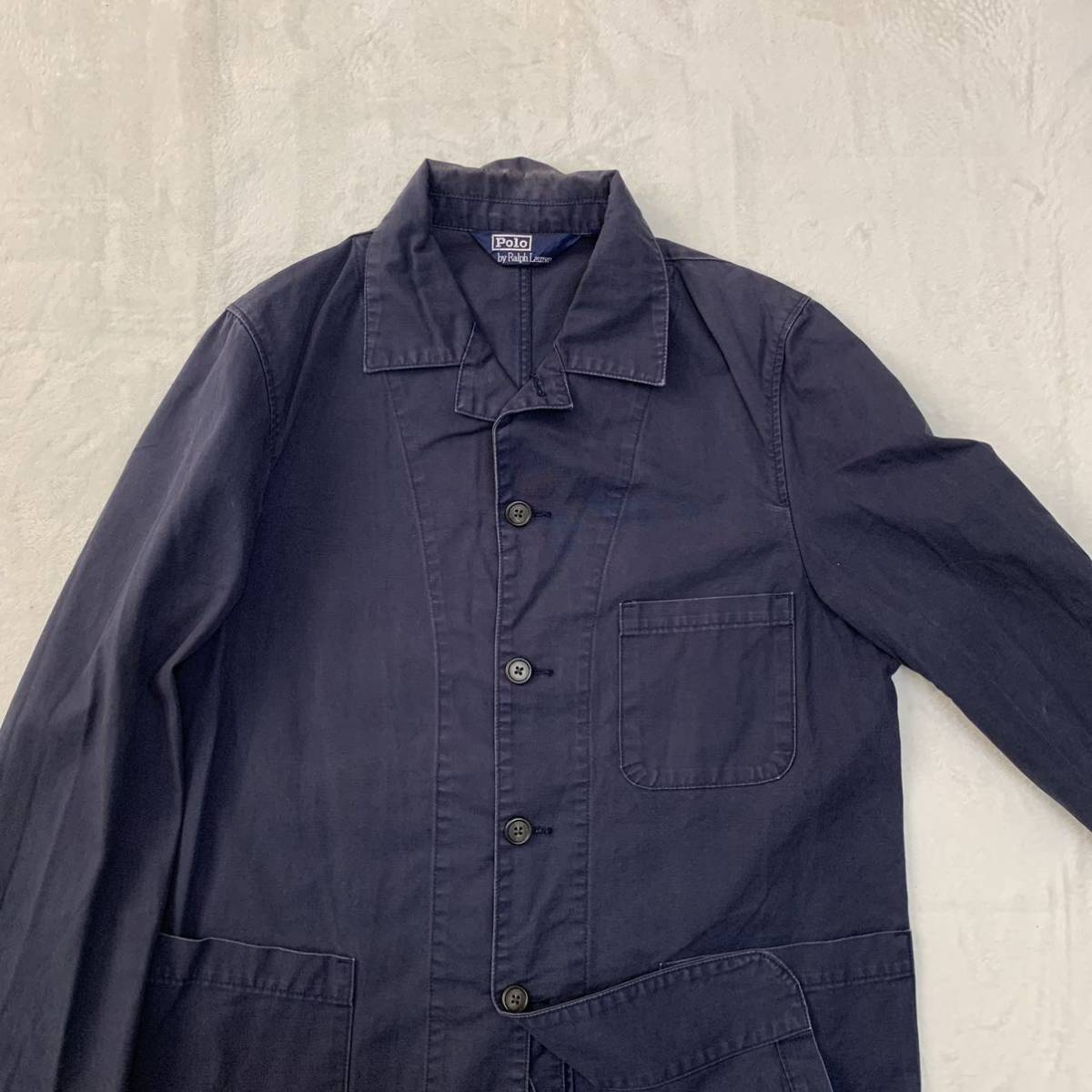 【人気】90s Polo by Ralph Lauren ポロ ラルフローレン コットン ジャケット カバーオール 日本製_画像6