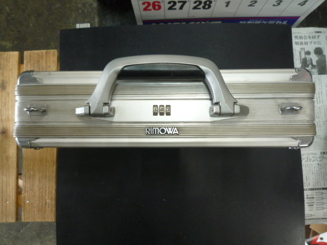 本物 RIMOWA リモワ 希少モデル 小型アタッシュケース ショルダー
