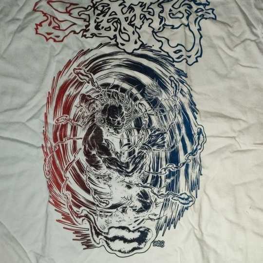 fuudobrain Fudobrain Tomさんデザイン　Tシャツ　Lサイズ　methods for expanding of your life 　USED品_画像2