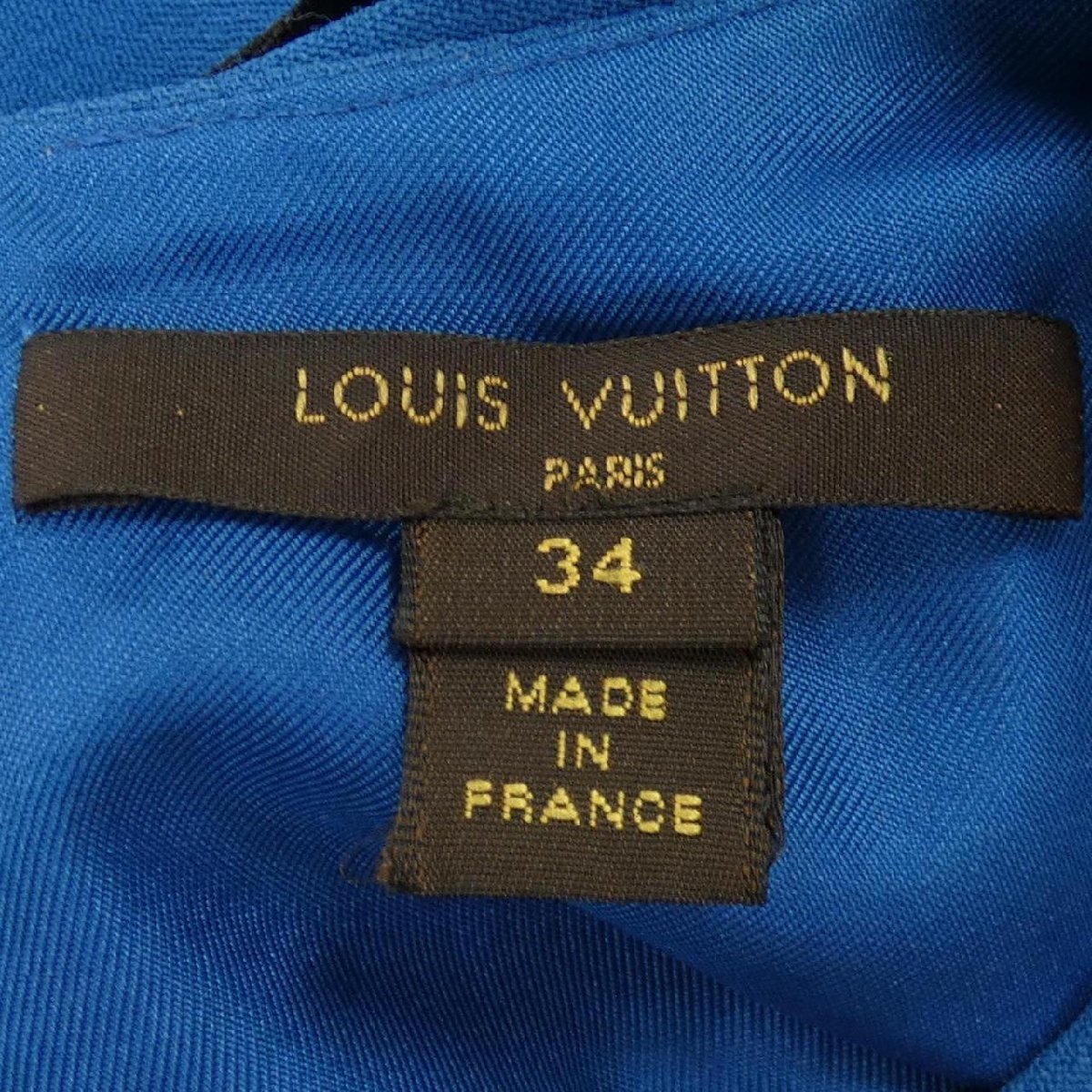 美品✨ルイヴィトン シルクワンピース モノグラム 花柄 LVロゴ 34 正規