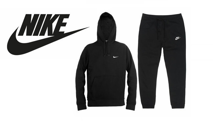 nset-NIKE-Bk-M ナイキ NIKE スウェット セットアップ 上下セット スポーツウェア ブラック M_画像4