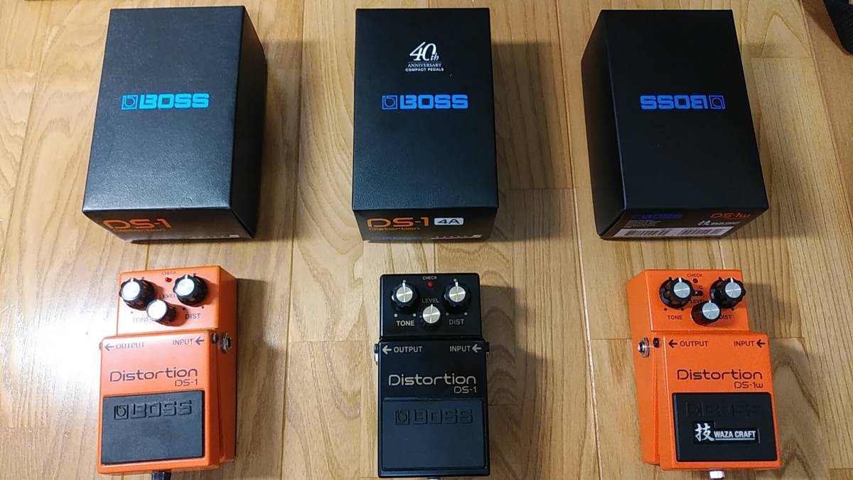 BOSS DS-1,DS-1 4A,DS-1wのセット_画像1