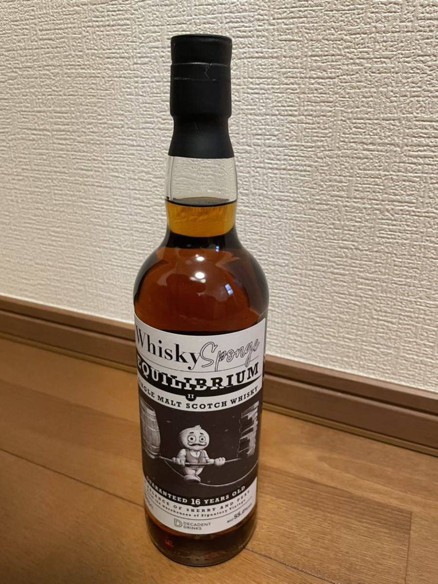 エクイリブリウム 16年 55.5% 700ml ウイスキースポンジ 【オンライン
