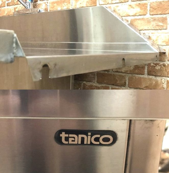 高品質新品ヤフオク! - b008 tanico タニコー ソイルドシンク 2槽 W180
