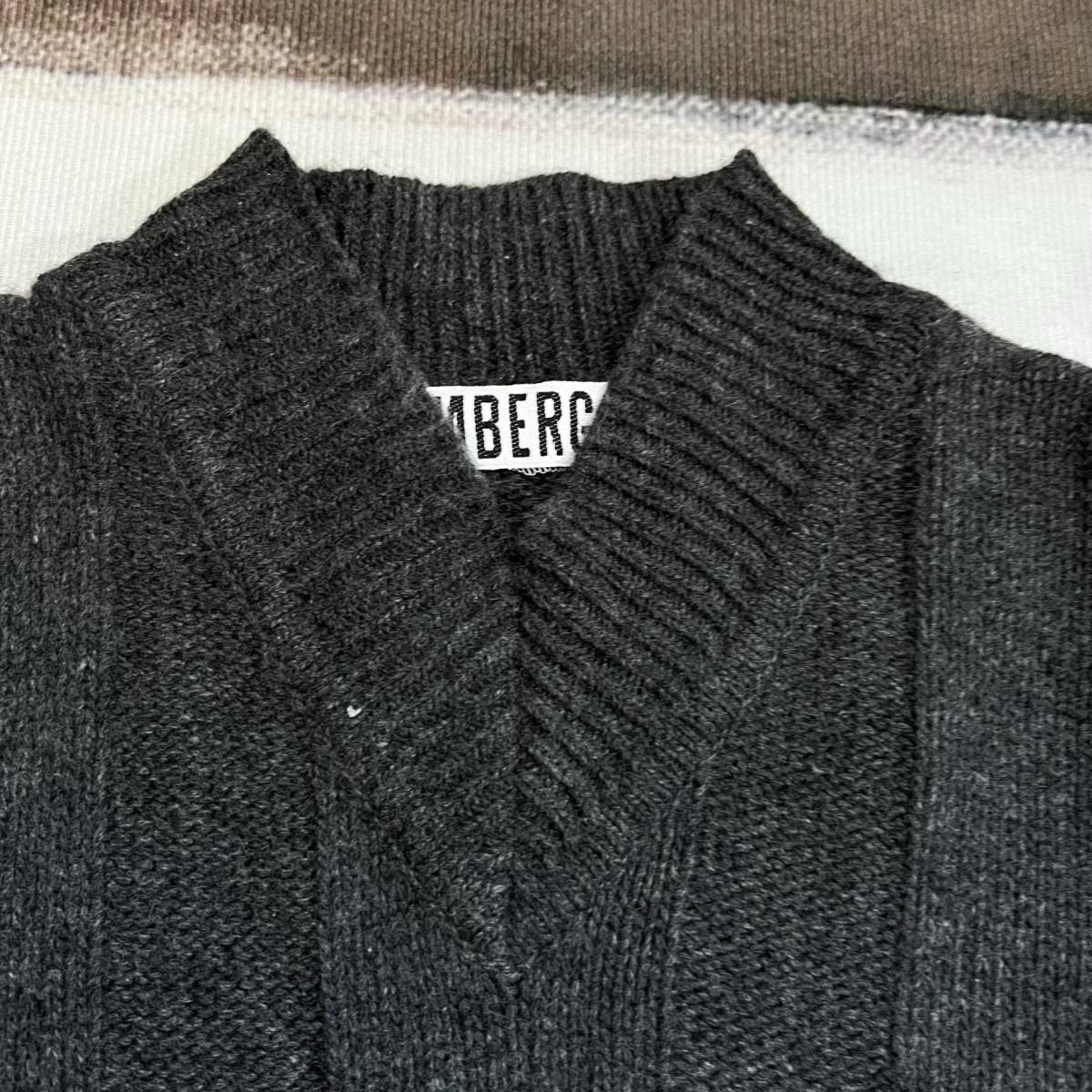 DIRK BIKKEMBERGS ダークビッケンバーグ B刺繍ポケット ニット DIRK BIKKEMBERGS ダークビッケンバーグ B刺繍ポケット ニット