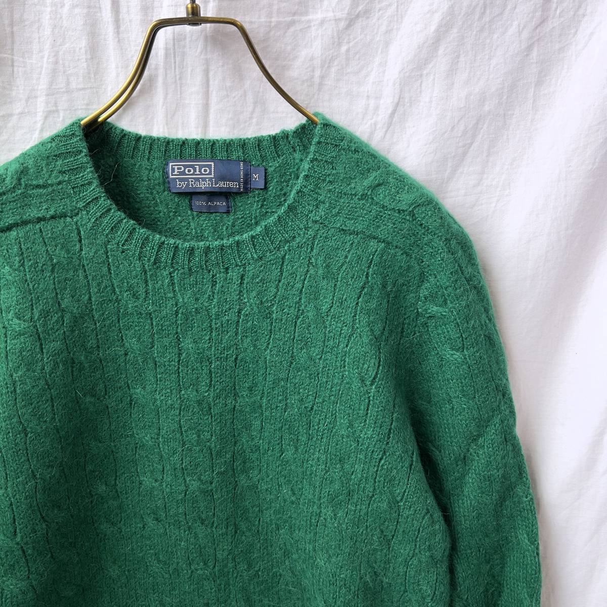 Polo by RalphLauren ポロ ラルフローレン アルパカ100% ケーブル編み