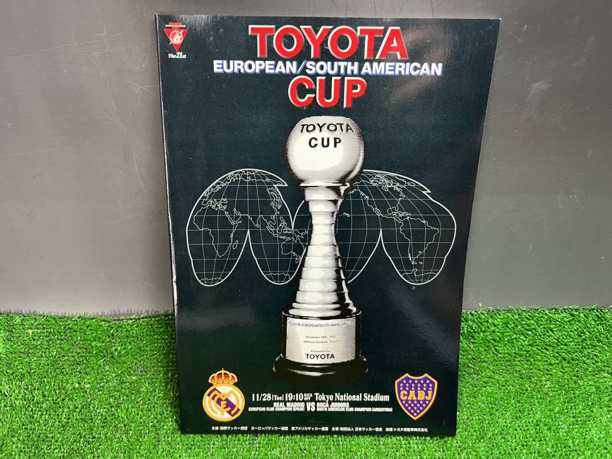 TOYOTACUP Toyota cup program / no. 21 раз Real *mado Lee vsboka* Junior -z/2000.11.28 страна . состязание место 