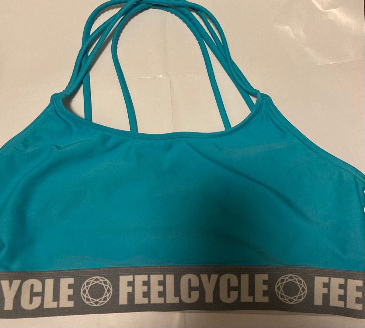 FEELCYCLE フィールサイクル　ブラトップ　スポーツブラ　ブラ　ブルー　S