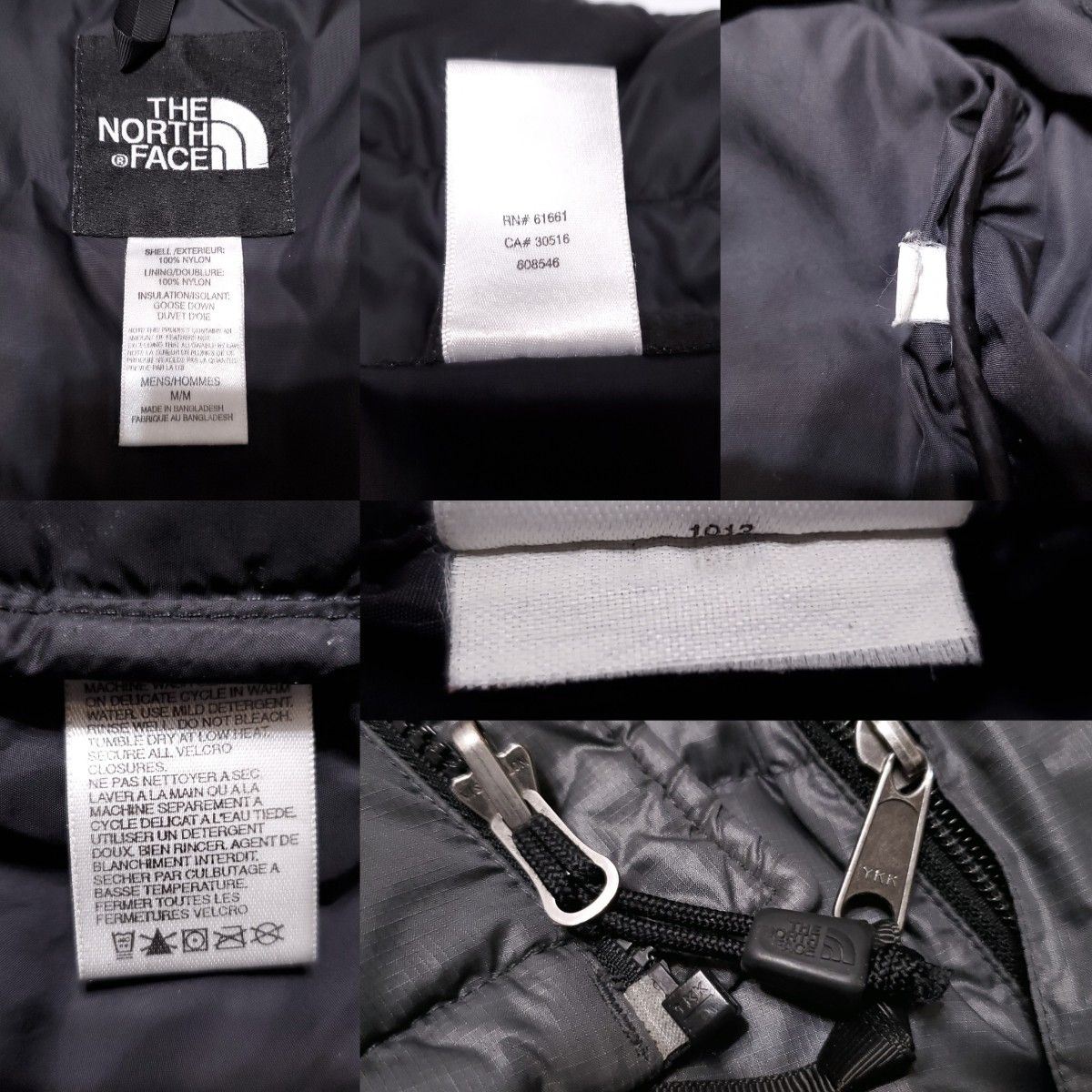 THE NORTH FACE M ヌプシ 700 ダウンジャケット ダークグレー THE NORTH FACE M ヌプシ 700 ダウンジャケット ダークグレー