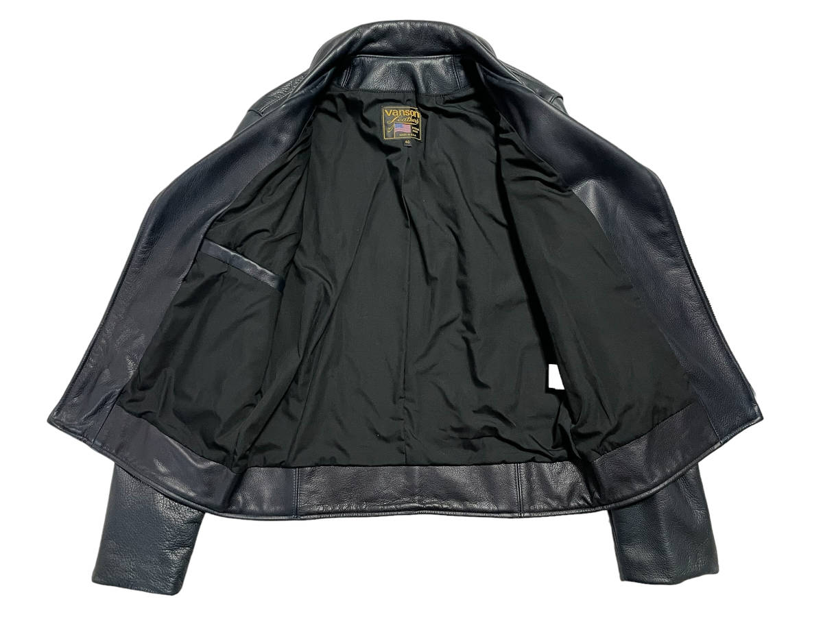 未使用品】Vanson バンソン 革ジャン ライダース-