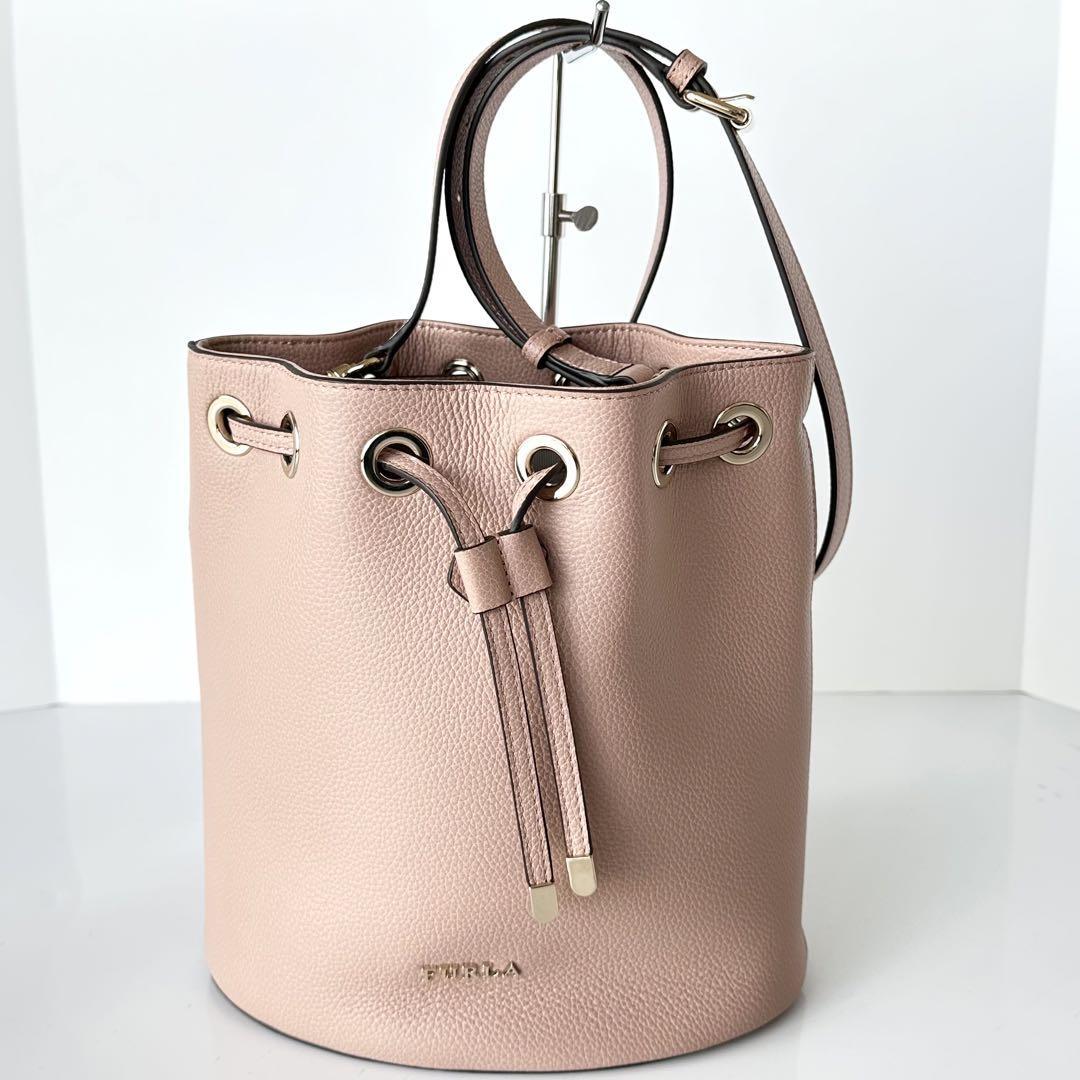FURLA フルラ ショルダーストラップ付ハンドバッグ-
